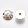 ABS Plastic Imitation Pearl Cabochons X-PACR-T007-13-2
