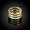 Trendy Gold Plated Brass Cubic Zirconia Wide Band Finger Rings RJEW-BB15365-6G-2