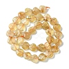 Natural Yellow Quartz Beads Strands G-G117-D08-01-3