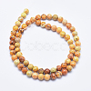 Natural Imperial Jasper Beads Strands X-G-A175B-6mm-07-2