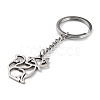 Animal 304 Stainless Steel Pendant Keychains KEYC-P017-A05-2