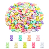 360Pcs 9 Colors Opaque Acrylic Beads SACR-CJ0001-19-3