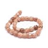 Natural Sunstone Beads Strands G-D0010-27-2