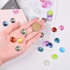 50Pcs Luminous Glass Cabochons sgGLAA-SZ0001-15B-2