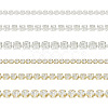  6m 6 Style Brass Rhinestone Strass Chains CHC-TA0001-04-1
