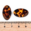 Transparent Resin and Walnut Wood Pendants RESI-T057-03D-4