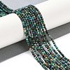 Natural Chrysocolla and Lapis Lazuli Beads Strands G-P542-A03-02-2