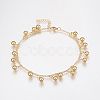 304 Stainless Steel Anklets AJEW-G016-02-2