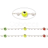 Handmade Evil Eye and Glass Pearl Beaded Chains CHS-I019-04G-2
