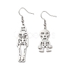 Non-Tarnish 304 Stainless Steel Dangle Earrings EJEW-P271-07P-1