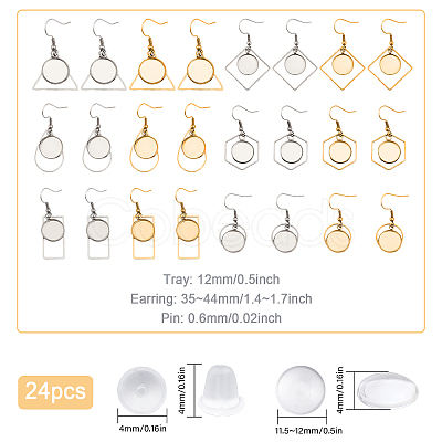 Unicraftale DIY Earring Making Kits DIY-CA0005-74-1