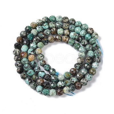 Natural Chrysocolla Beads Strands G-N342-29B-1