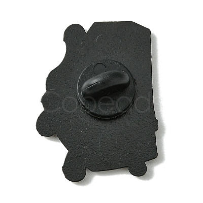 Black Alloy Brooches JEWB-O013-12B-EB-1