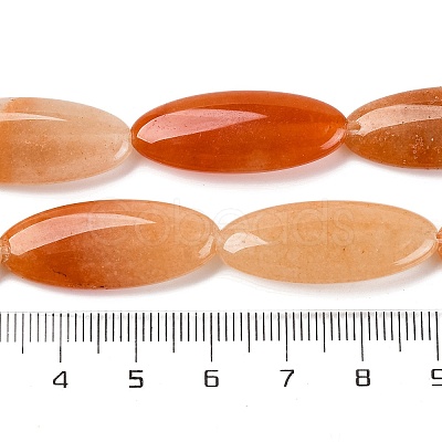 Natural Red Aventurine Beads Strands G-B078-E09-01-1