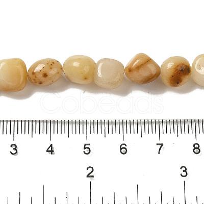 Natural Topaz Jade Beads Strands G-B078-D28-01-1