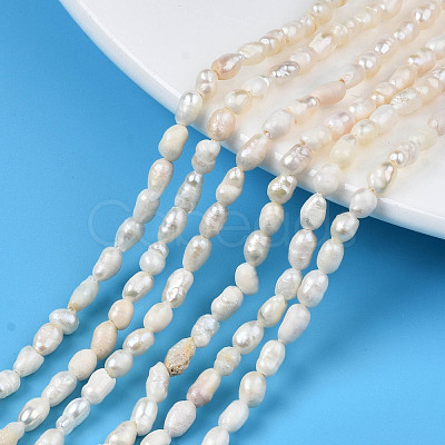 Natural Cultured Freshwater Pearl Beads Strands PEAR-N012-03C-1