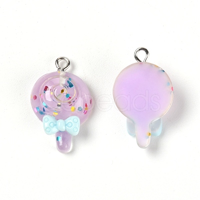 Resin Pendants RESI-TAC0007-18D-1