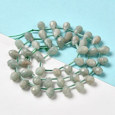 Natural Amazonite Beads Strands G-H297-B07-01-1