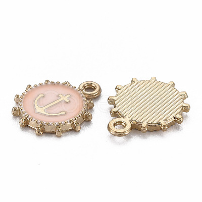 Alloy Enamel Pendants X-ENAM-N055-016C-NR-1