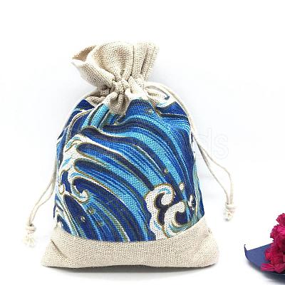 Linenette Drawstring Bags CON-PW0001-081D-02-1