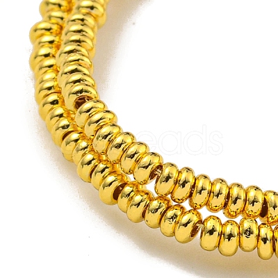 Electroplated Synthetic Non-Magnetic Hematite Beads Strands G-I360-C02-01-1