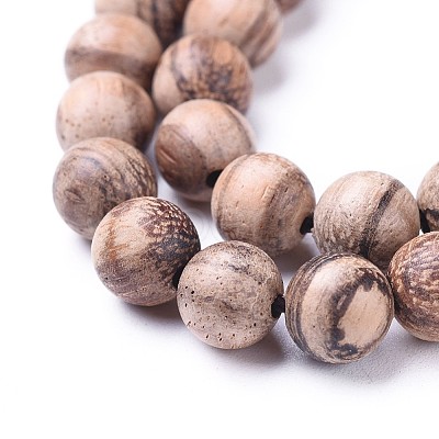 Natural Eaglewood Beads Strands WOOD-F008-06-B-1