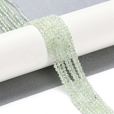 Natural Prehnite Beads Strands G-G139-A05-02-1