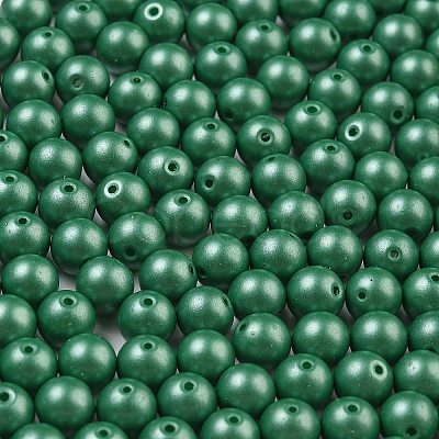 Baking Paint Glass Seed Beads SEED-A034-02G-1