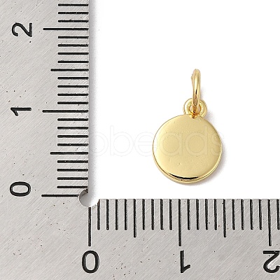 Real 18K Gold Plated Brass Enamel Charms KK-L216-001G-I-1