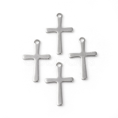 Tarnish Resistant 201 Stainless Steel Pendants STAS-F192-076P-1