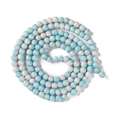 Baking Paint Glass Bead Strands GLAA-H031-01A-10-1