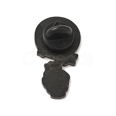 Black Alloy Brooches JEWB-R272-01A-1