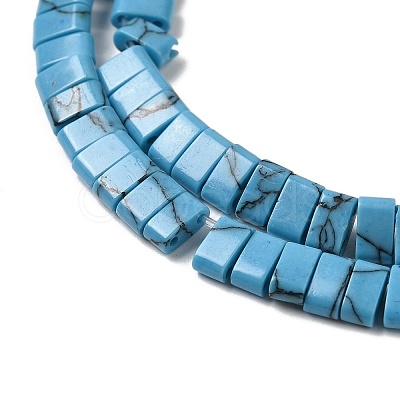 Synthetic Turquoise Beads Strands G-Z045-A23-01-1