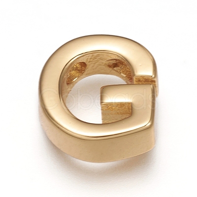 Brass Charms X-ZIRC-I037-01G-G-1