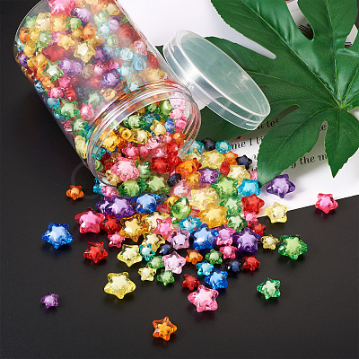 Transparent Acrylic Beads TACR-TA0001-12-1