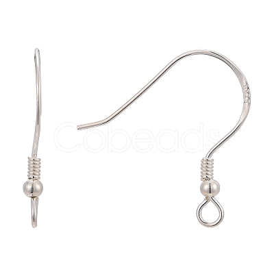 925 Sterling Silver Earring Hooks STER-K167-053A-S-1