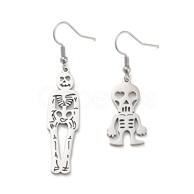 Non-Tarnish 304 Stainless Steel Dangle Earrings EJEW-P271-07P-1