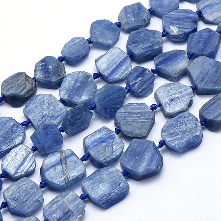 Natural Kyanite/Cyanite/Disthene Beads Strands G-K223-12-1