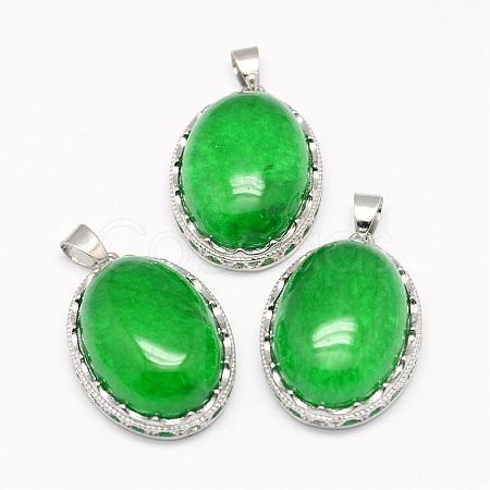 Natural Malaysia Jade Pendants G-D851-19-1