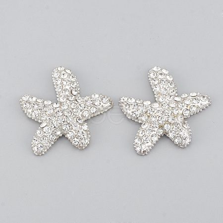 Alloy Rhinestone Components RB-S048-23S-1