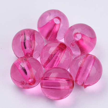 Transparent Acrylic Beads TACR-Q255-14mm-V08-1