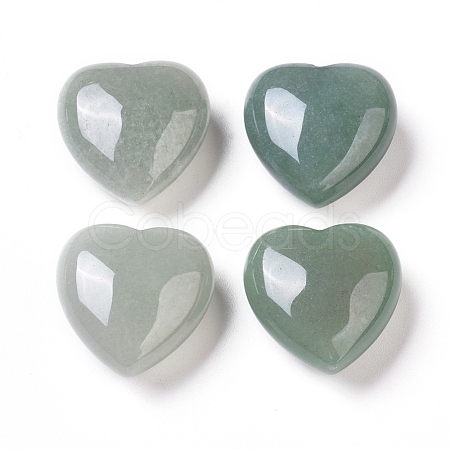 Natural Green Aventurine Heart Love Stone G-L533-08-1