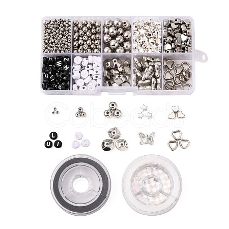 DIY Letter Beads Bracelet Making Kit DIY-FS0002-52-1