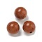 Synthetic Goldstone Beads, Round, 18mm, Hole: 3.5mm