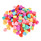 Handmade Polymer Clay Beads Strands, Heart, Mixed Color, 9.5x10x4mm, Hole: 1.2mm, 100pcs/Box