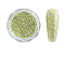 Shiny Nail Art Glitter Powder, with, DIY Sparkly Paillette Tips Nail, Yellow Green, 0.1~0..5x0.1~0.5mm, about 1g/box