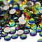 Glass Flat Back Rhinestone, Grade A, Back Plated, Faceted, Half Round, Crystal Vitrail Medium, SS6, 1.9~2mm, 1440pcs/bag