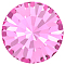 Preciosa&reg MAXIMA Crystal Round Stones, Czech Crystal, Dura Foiling, Round(431 11 615 Chaton), 70010 Rose, SS29(6.15~6.35mm)