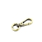 Zinc Alloy Swivel Clasps, Brushed Antique Bronze, 52mm