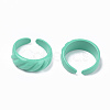 Spray Painted Alloy Cuff Rings X-RJEW-T011-31D-RS-2